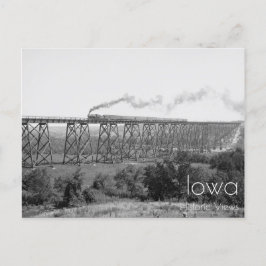 Chicago & North Western Railviadukt Postkarte