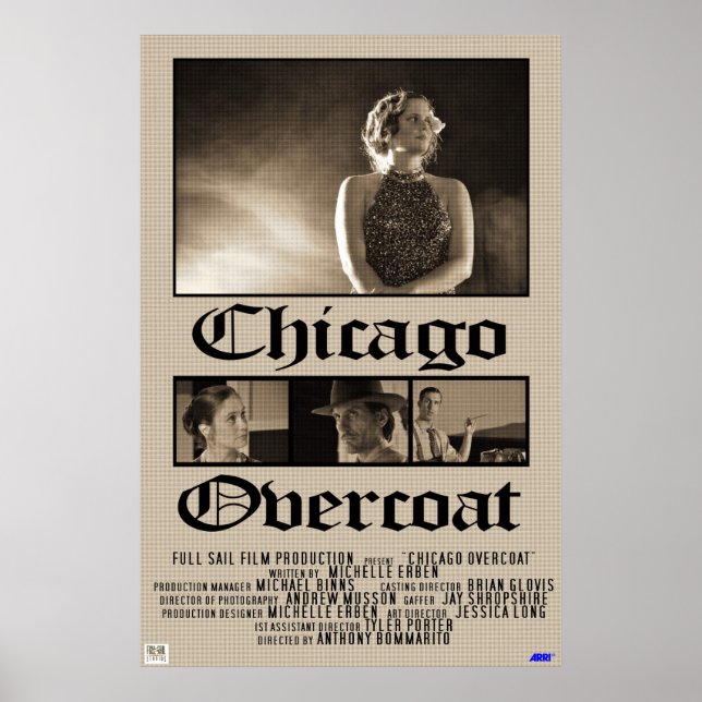 Chicago Overcoat Poster (Vorne)
