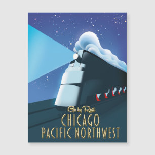 Chicago Pacific Northwest Magnetkarte