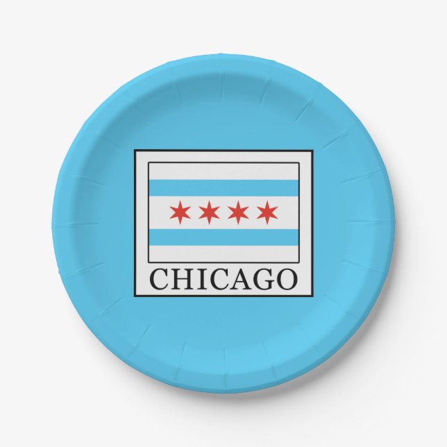 Chicago Pappteller (Vorderseite)