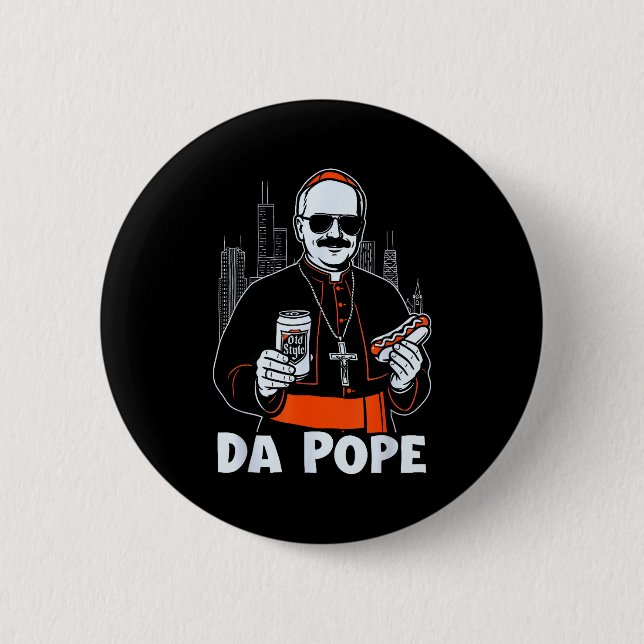 Chicago Pe Leo Xiv Da Pe New Pe Tribute Godmother  Button (Vorderseite)
