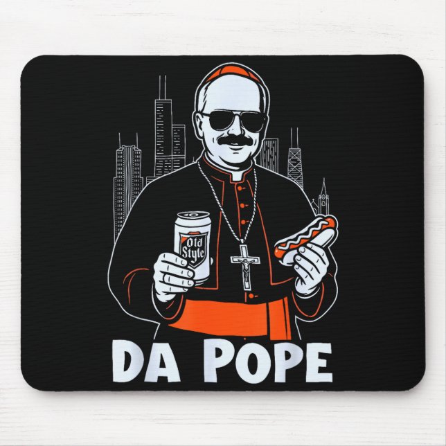 Chicago Pe Leo Xiv Da Pe New Pe Tribute Godmother  Mousepad (Vorne)