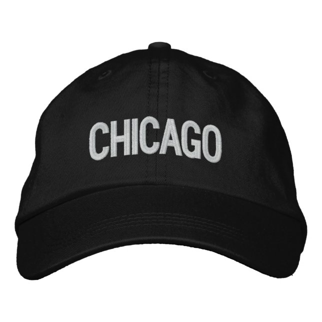 Chicago Personalisiert anpassbarer Hut (Vorderseite)