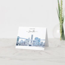 Chicago Personalisiert Note Card