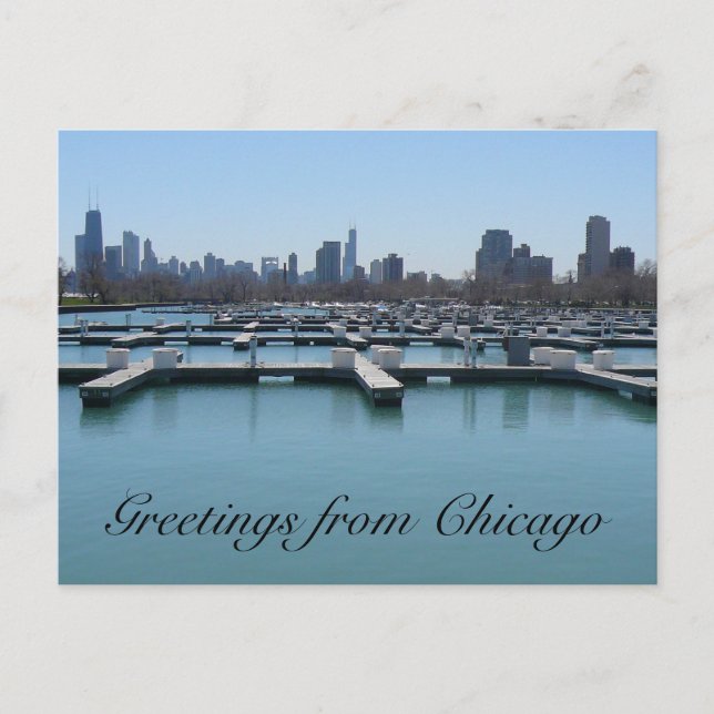 Chicago piers postkarte (Vorderseite)