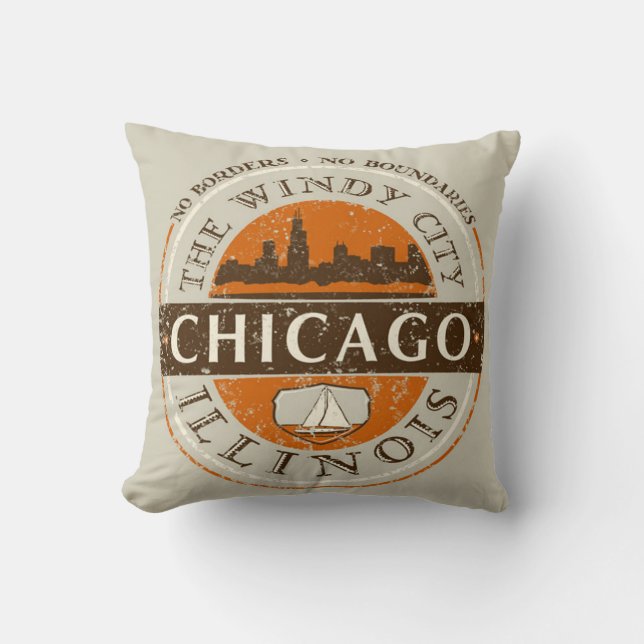 Chicago Pillow Kissen (Vorderseite)