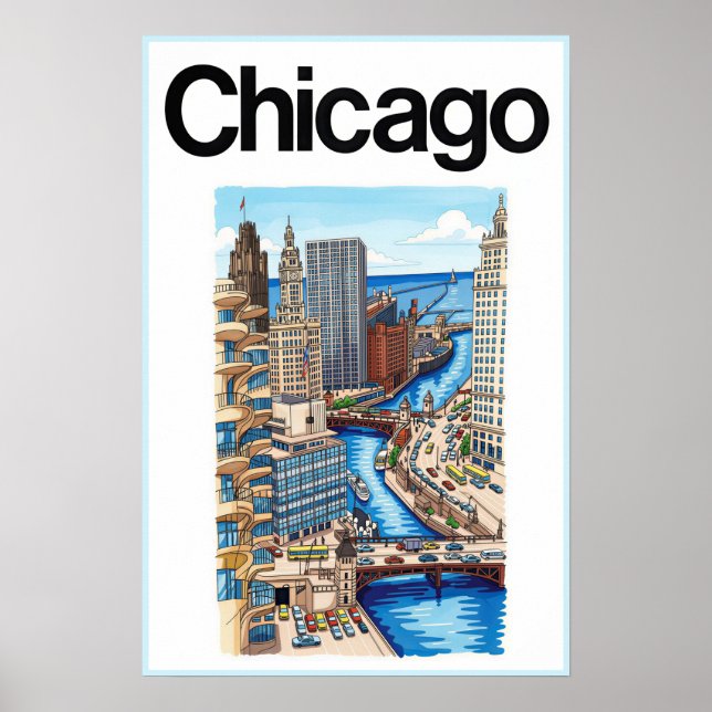 Chicago Plakat (Vorne)