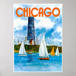 Chicago-Plakat Poster