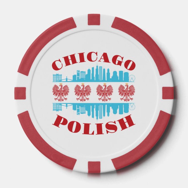 Chicago Poland Heritage Pride Pokerchips (Vorderseite)