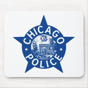 Chicago Polizei VINTAGE STAR Mousepad