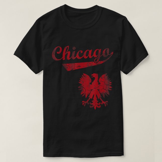Chicago Polska Polska - Polen T-Shirt (Design vorne)