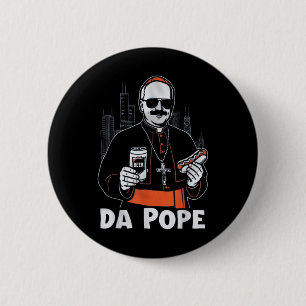 Chicago Pope Leo Xiv "da Pope" T - Shirt.p Button