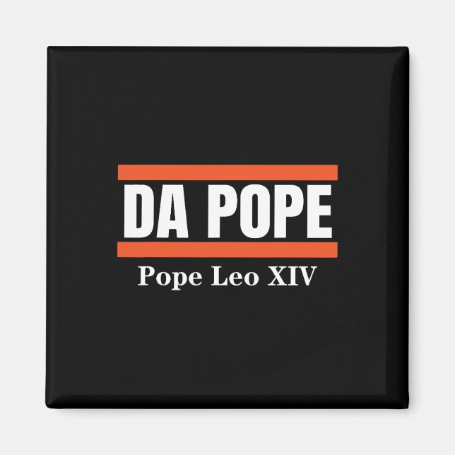 Chicago Pope Leo Xiv Shirt Kardinal Robert Prevost Magnet (Vorne)