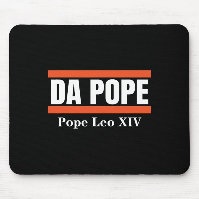 Chicago Pope Leo Xiv Shirt Kardinal Robert Prevost Mousepad (Vorne)