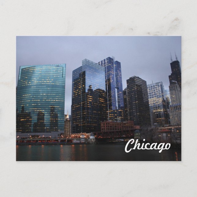 Chicago Postcard Postkarte (Vorderseite)