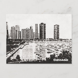 Chicago Postkarte
