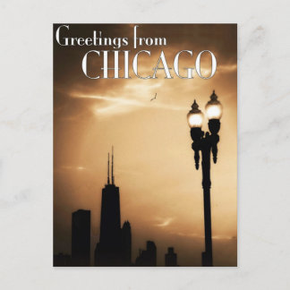Chicago Postkarte