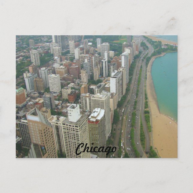 Chicago Postkarte (Vorderseite)