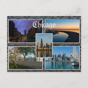 Chicago Postkarte