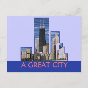 CHICAGO Postkarte