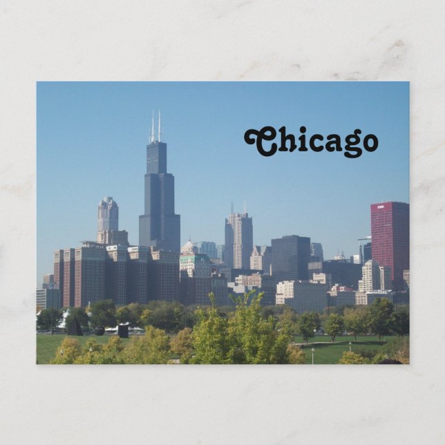 Chicago Postkarte (Vorderseite)