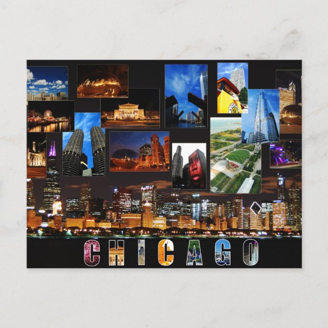 CHICAGO POSTKARTE (Vorderseite)