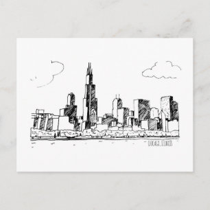Chicago Postkarte