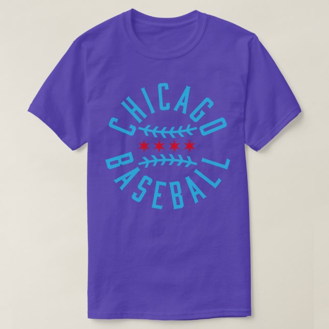 Chicago Pride Baseball Fan T-Shirt Wave Your Flag  (Design vorne)