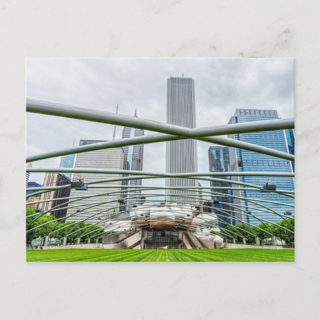 Chicago Pritzker Pavilion Postcard Postkarte (Vorderseite)