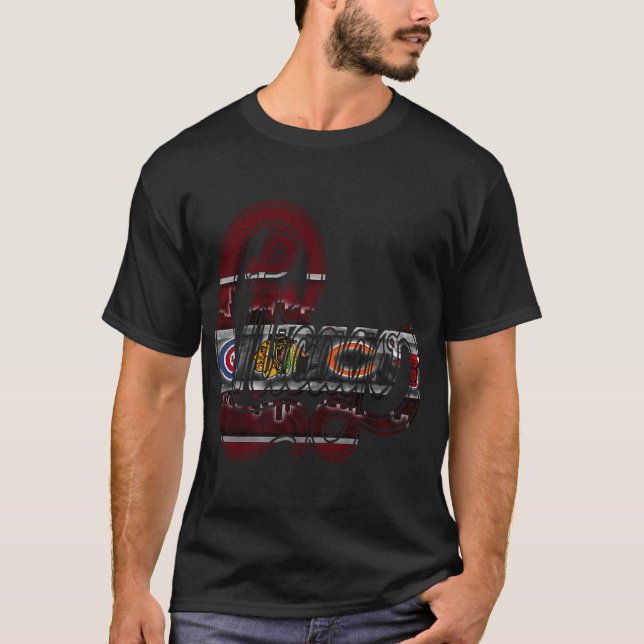 Chicago Proud Sports Fan T-Shirt (Vorderseite)