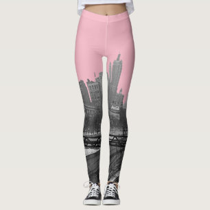 Chicago Rail Yards Michigan Avenue 1960er Foto Leggings