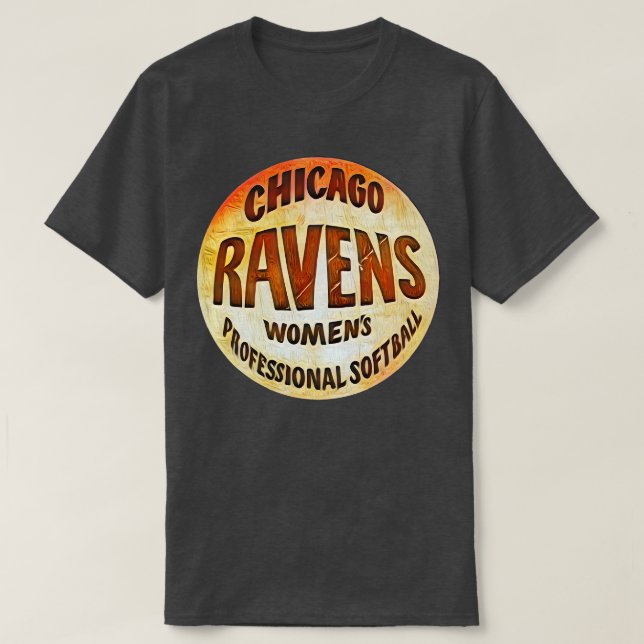 Chicago Ravens Softball T-Shirt (Design vorne)