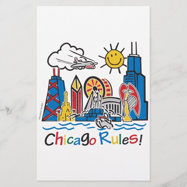 Chicago Regeln Briefpapier (Vorderseite)