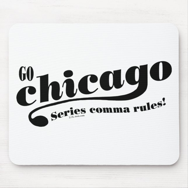 Chicago-Regeln Mousepad (Vorne)