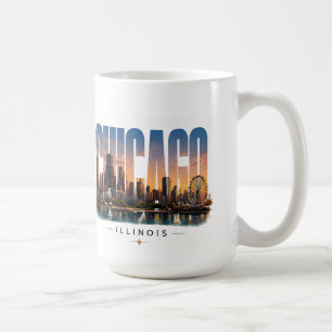 💙 Chicago Reise Luxus-Editorial Stadtstil 💙 Kaffeetasse