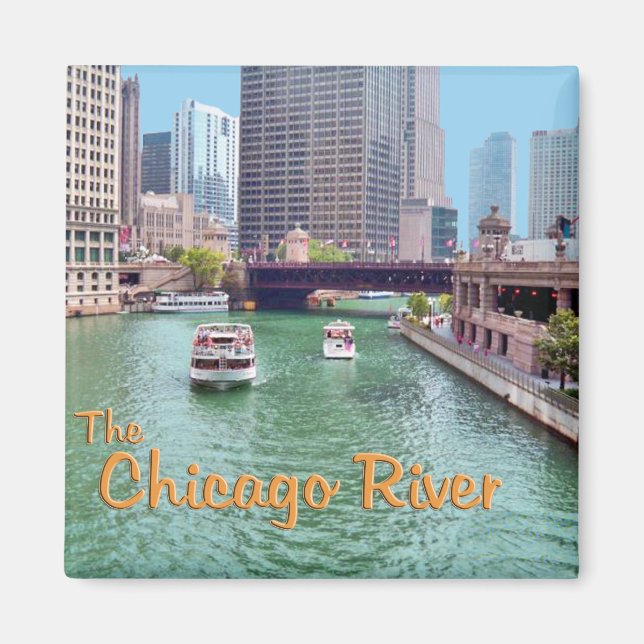 Chicago River beim Merchandise Mart Magnet (Vorne)