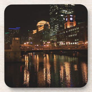 Chicago River Getränkeuntersetzer