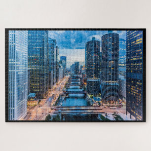 Chicago River Jigsaw Puzzle