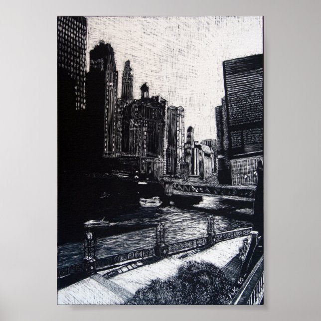 Chicago River Poster (Vorne)