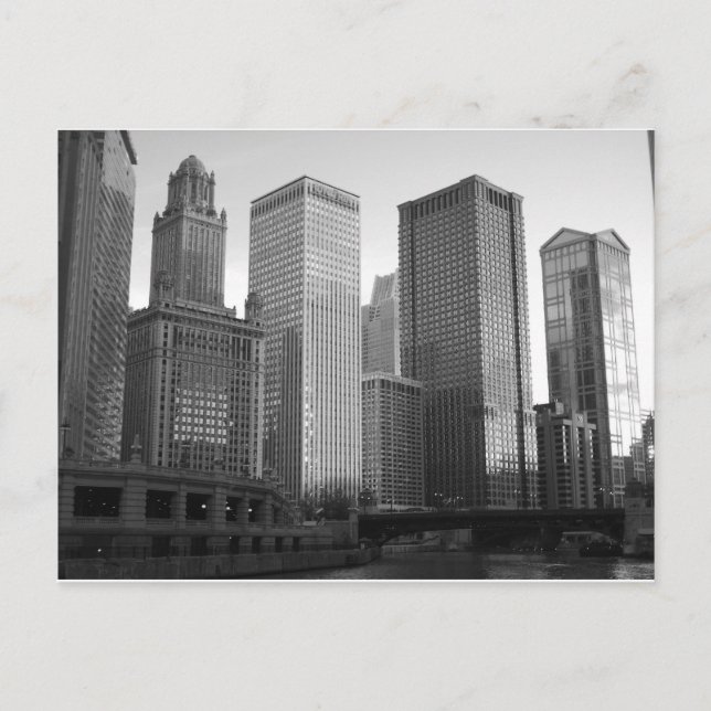Chicago River Postkarte (Vorderseite)