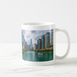 Chicago River und Trump Tower Coffee Tasse