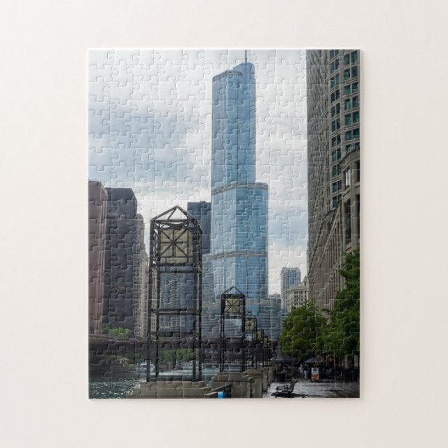 Chicago River Walk Puzzle (Vertikal)