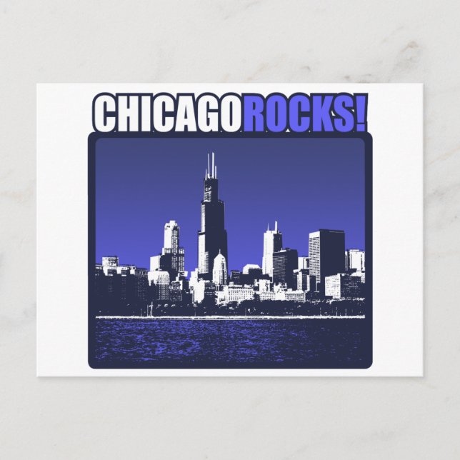 Chicago Rocks! Postkarte (Vorderseite)
