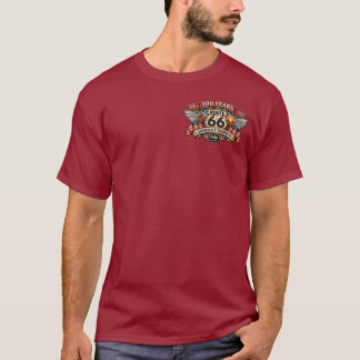 Chicago Route 66 Windy City 100 Jahre Vintage T-Sh T-Shirt