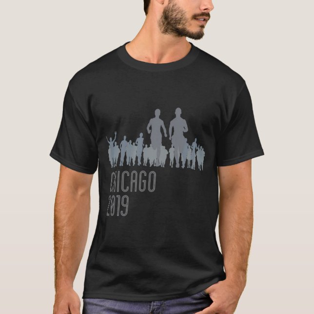 Chicago Running and Marathon - 2019 T-Shirt (Vorderseite)