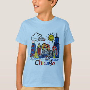 Chicago scherzt Skyline T-Shirt