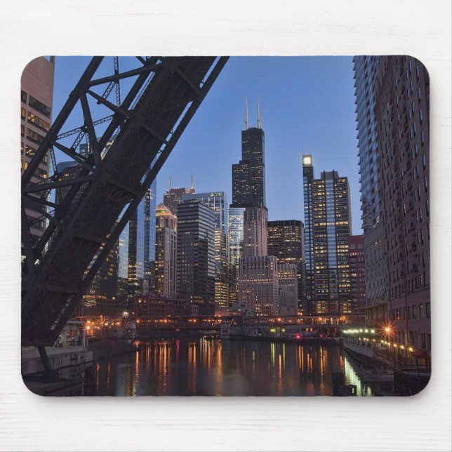 Chicago-Schleife Mousepad (Vorne)