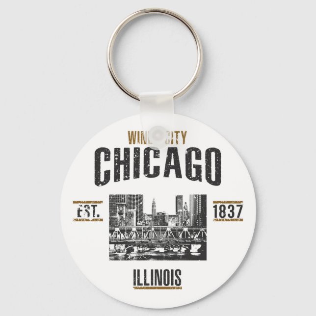 Chicago Schlüsselanhänger (Vorderseite)