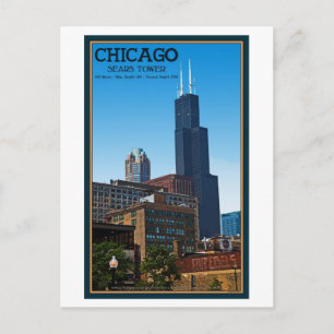 Chicago - Sears Tower Postkarte