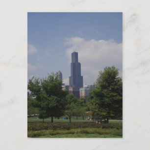 Chicago Sears Tower/Williams Tower Post Card Postkarte